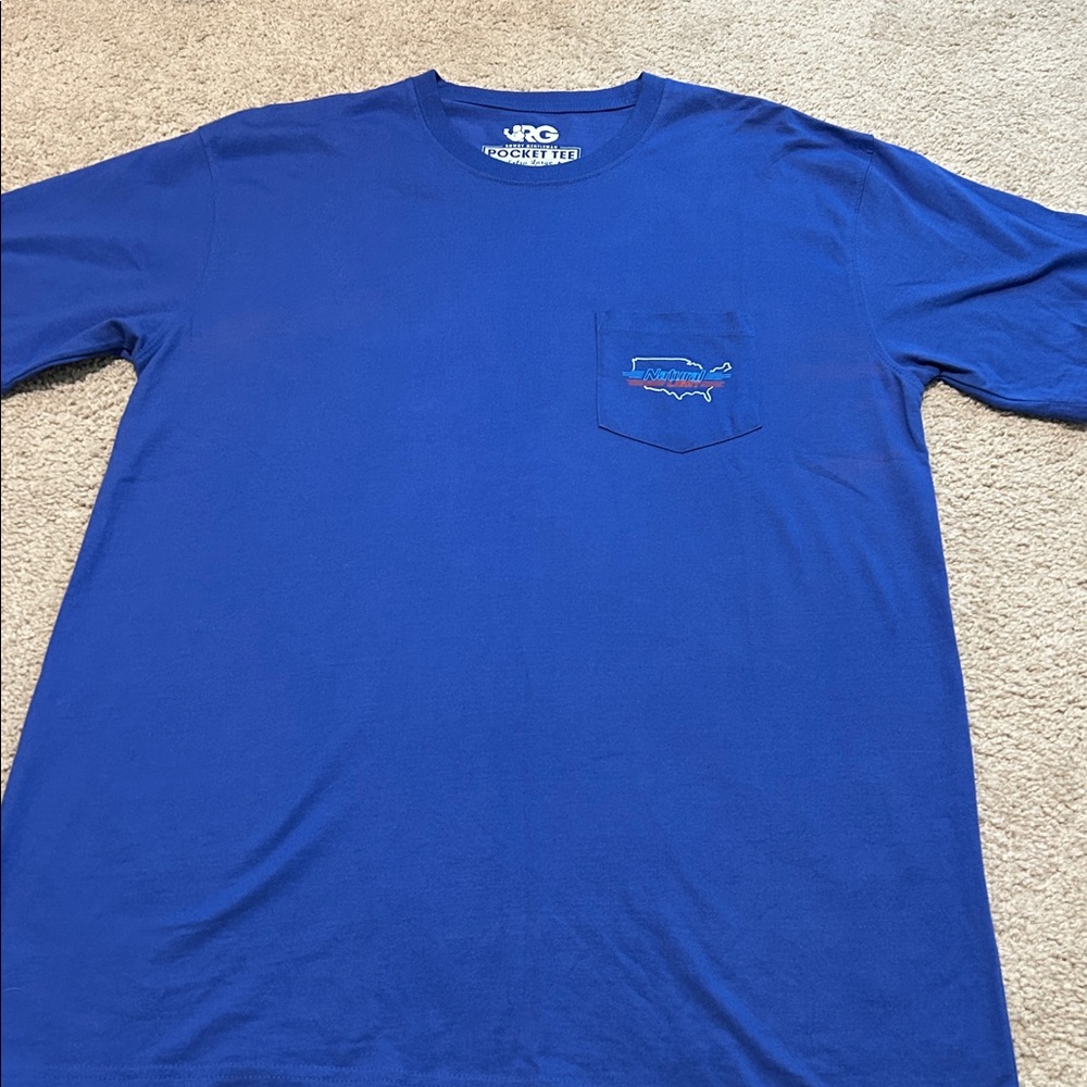 JRG Men's Blue Pocket T-Shirt